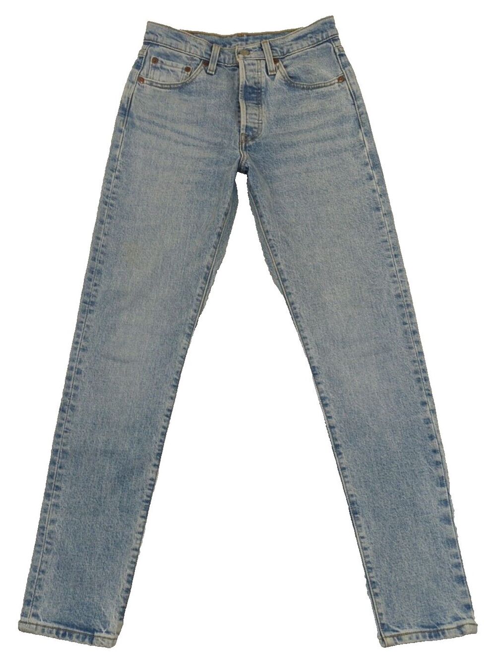 Levi’s 501S Women’s Jeans Big E Red Tab Button Fly Premium Denim 25x29 Blue